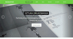 Desktop Screenshot of ingraphic.pl