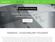Tablet Screenshot of ingraphic.pl